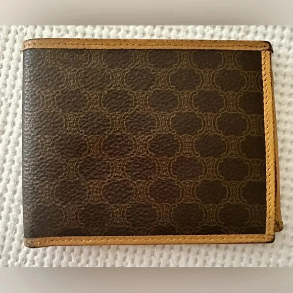 Celine Macadam Bi-Fold Wallet With Snappy Change Pocket - Picture 1 of 11